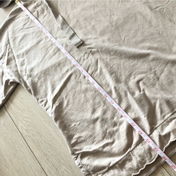 Aerie Oversized Side Slit Light Hoodie in Beige Size S - Picture 7 of 10